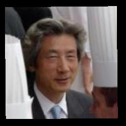 Deep funneled image of Junichiro Koizumi