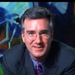 Deep funneled image of Keith Olbermann
