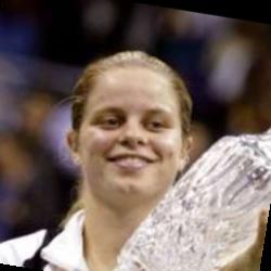 Deep funneled image of Kim Clijsters