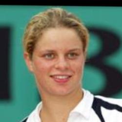 Deep funneled image of Kim Clijsters