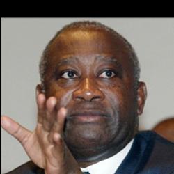 Deep funneled image of Laurent Gbagbo