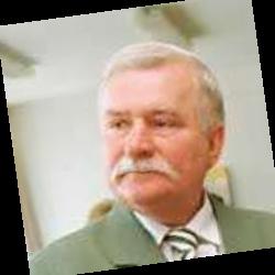 Deep funneled image of Lech Walesa