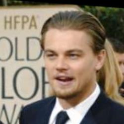 Deep funneled image of Leonardo DiCaprio