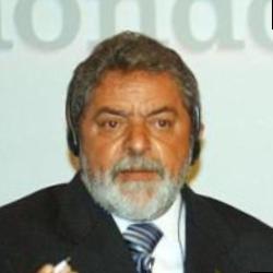 Deep funneled image of Luiz Inacio Lula da Silva