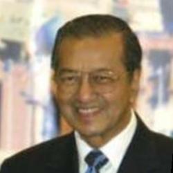Deep funneled image of Mahathir Mohamad
