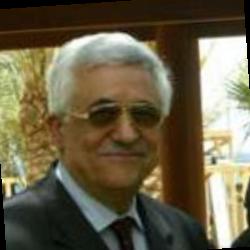 Deep funneled image of Mahmoud Abbas