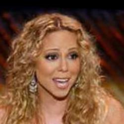 Deep funneled image of Mariah Carey