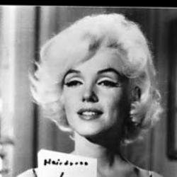 Deep funneled image of Marilyn Monroe