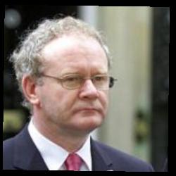 Deep funneled image of Martin McGuinness