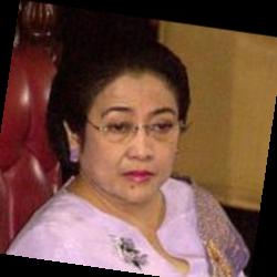 Deep funneled image of Megawati Sukarnoputri