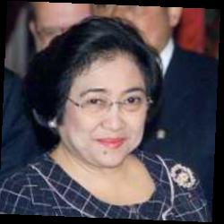 Deep funneled image of Megawati Sukarnoputri