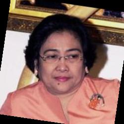 Deep funneled image of Megawati Sukarnoputri
