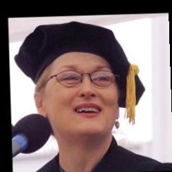 Deep funneled image of Meryl Streep