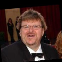 Deep funneled image of Michael Moore