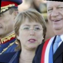 Deep funneled image of Michelle Bachelet