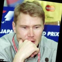 Deep funneled image of Mika Hakkinen