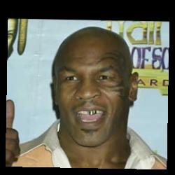 Deep funneled image of Mike Tyson