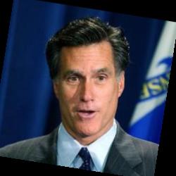 Deep funneled image of Mitt Romney