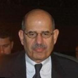 Deep funneled image of Mohamed ElBaradei