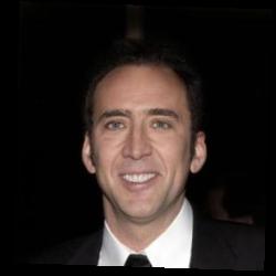 Deep funneled image of Nicolas Cage