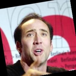 Deep funneled image of Nicolas Cage