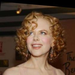 Deep funneled image of Nicole Kidman