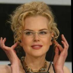 Deep funneled image of Nicole Kidman