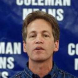 Deep funneled image of Norm Coleman