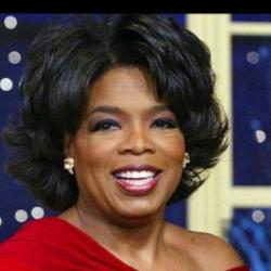 Deep funneled image of Oprah Winfrey