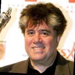 Deep funneled image of Pedro Almodovar