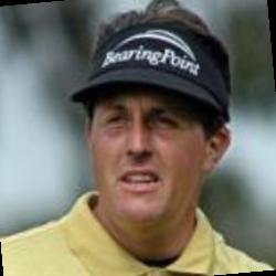 Deep funneled image of Phil Mickelson