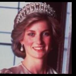 Deep funneled image of Princess Diana