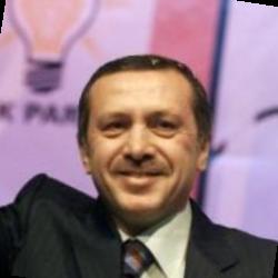 Deep funneled image of Recep Tayyip Erdogan