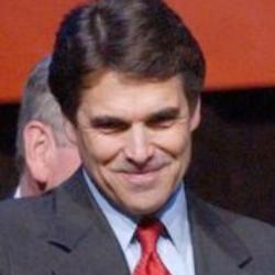 Deep funneled image of Rick Perry