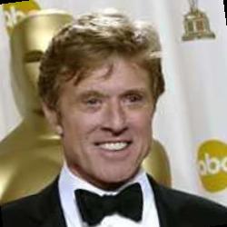 Deep funneled image of Robert Redford