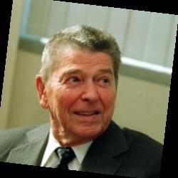 Deep funneled image of Ronald Reagan