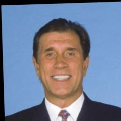 Deep funneled image of Rudy Tomjanovich