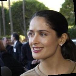 Deep funneled image of Salma Hayek