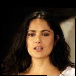 Deep funneled image of Salma Hayek