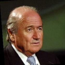 Deep funneled image of Sepp Blatter