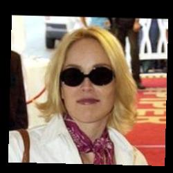 Deep funneled image of Sharon Stone