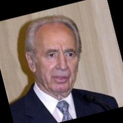 Deep funneled image of Shimon Peres