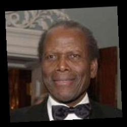 Deep funneled image of Sidney Poitier