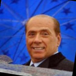 Deep funneled image of Silvio Berlusconi