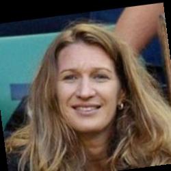 Deep funneled image of Steffi Graf