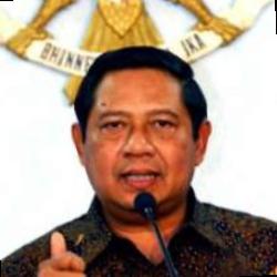 Deep funneled image of Susilo Bambang Yudhoyono