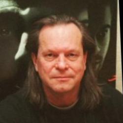 Deep funneled image of Terry Gilliam