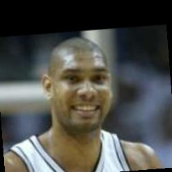 Deep funneled image of Tim Duncan