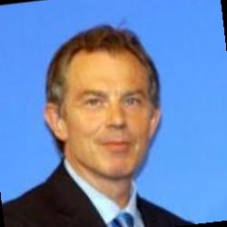 Deep funneled image of Tony Blair
