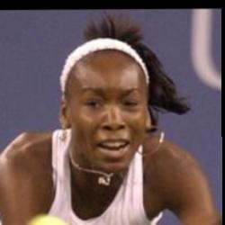 Deep funneled image of Venus Williams